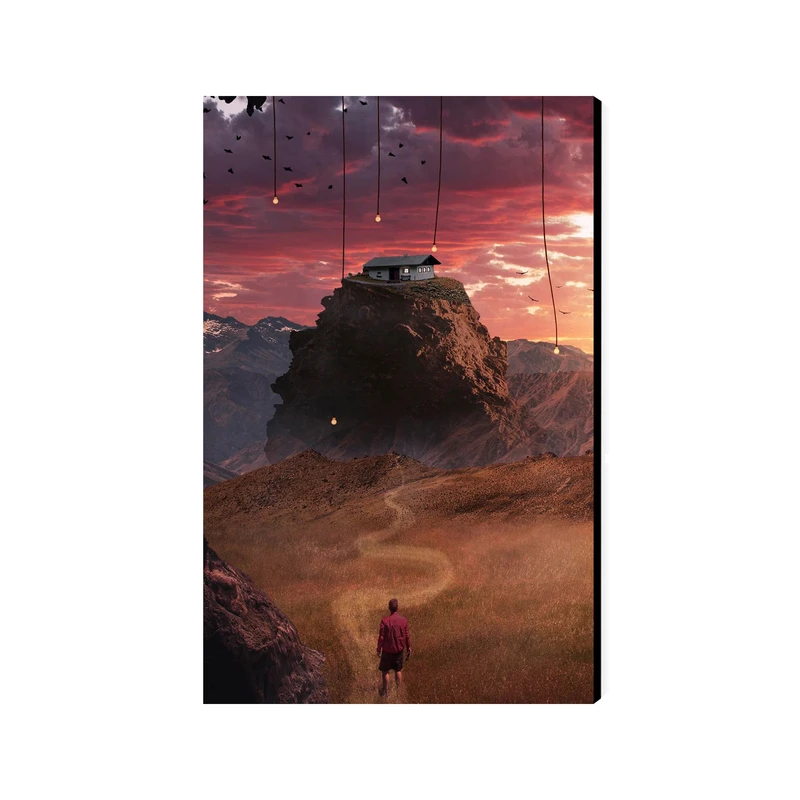 تابلو شاسی عرش مدل فانتزی منظره جاده کد As4327