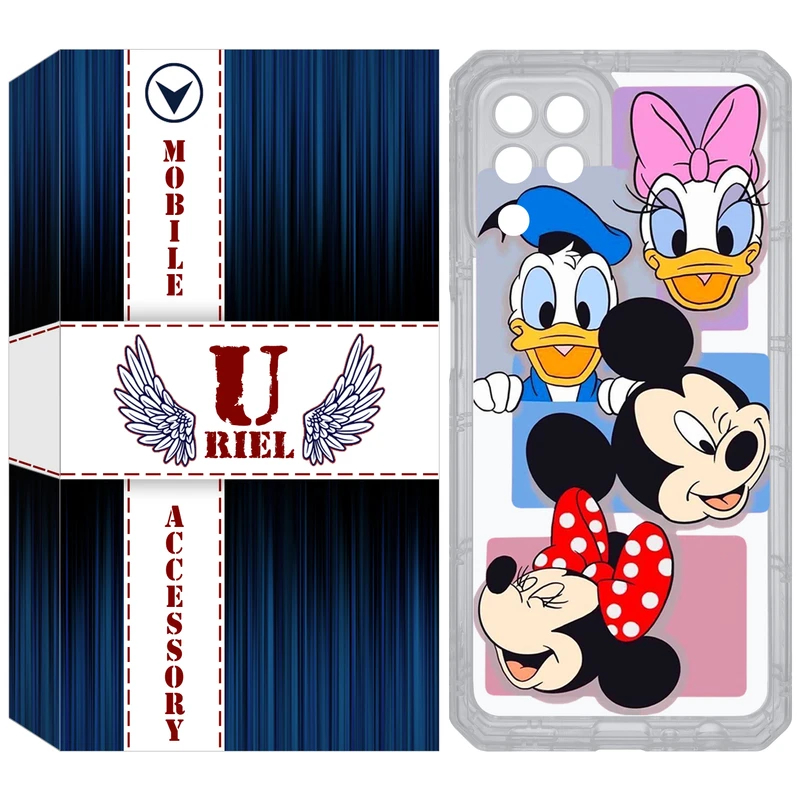 کاور یوریل مدل Clear کد 5 طرح عروسکی مناسب برای گوشی موبایل سامسونگ Galaxy A22 4G / M32 / M22