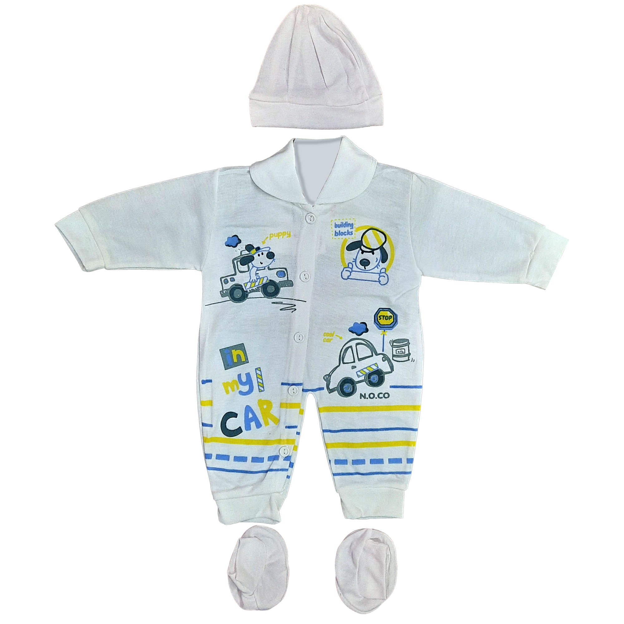 ست 3 تکه لباس نوزادی مدل N702