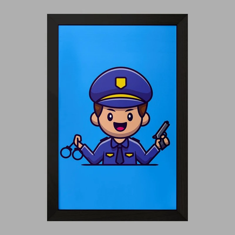 تابلو خندالو مدل پلیس کد 29373