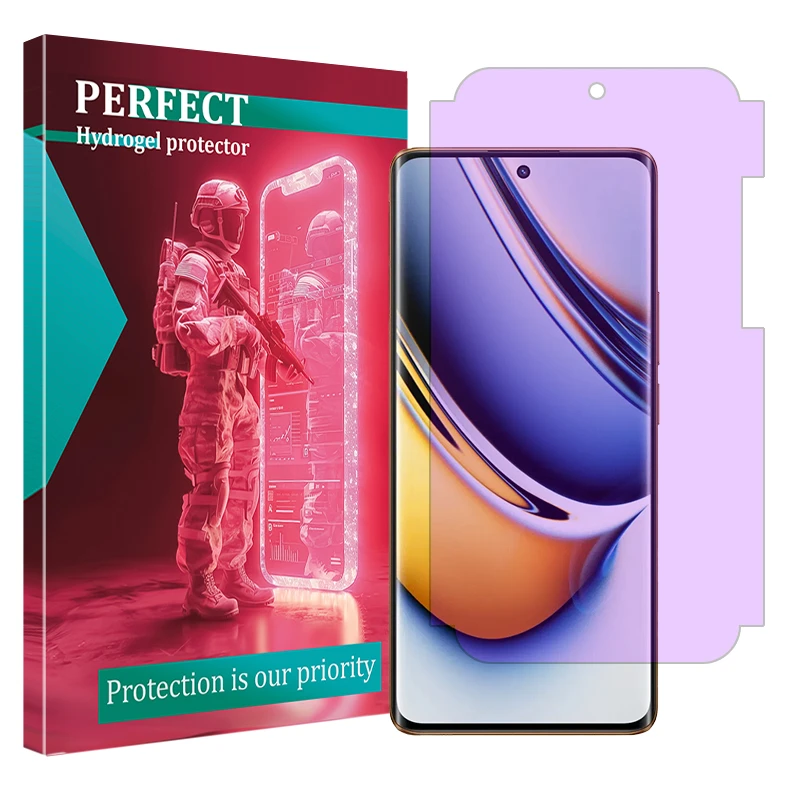 محافظ صفحه نمایش فیلتر بنفش پرفکت مدل Eye Care مناسب برای گوشی موبایل ریلمی 11 Pro Plus