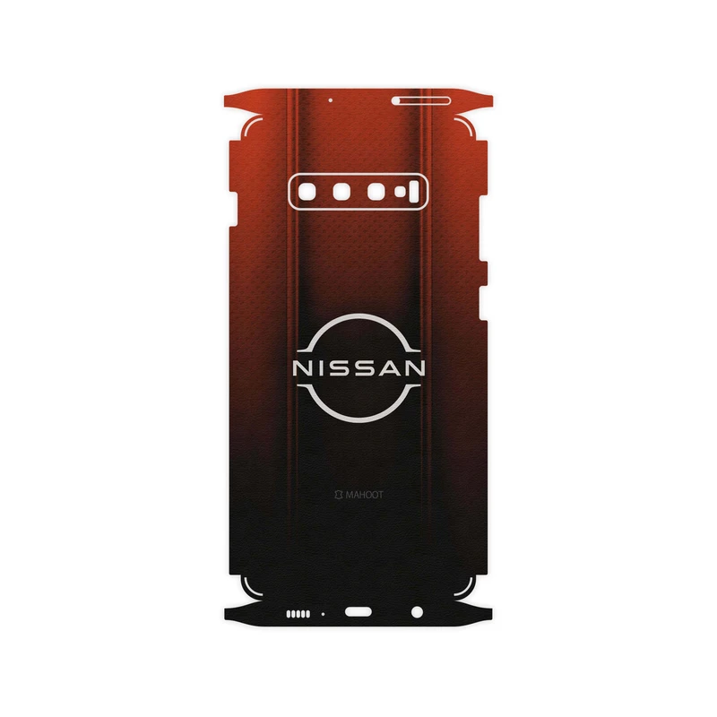برچسب پوششی ماهوت مدل Nissan-FullSkin مناسب برای گوشی موبایل سامسونگ Galaxy S10 Plus