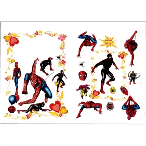 جلد چسبی کتاب طرح مرد عنکبوتی مدل 17 بسته 8 عددی
