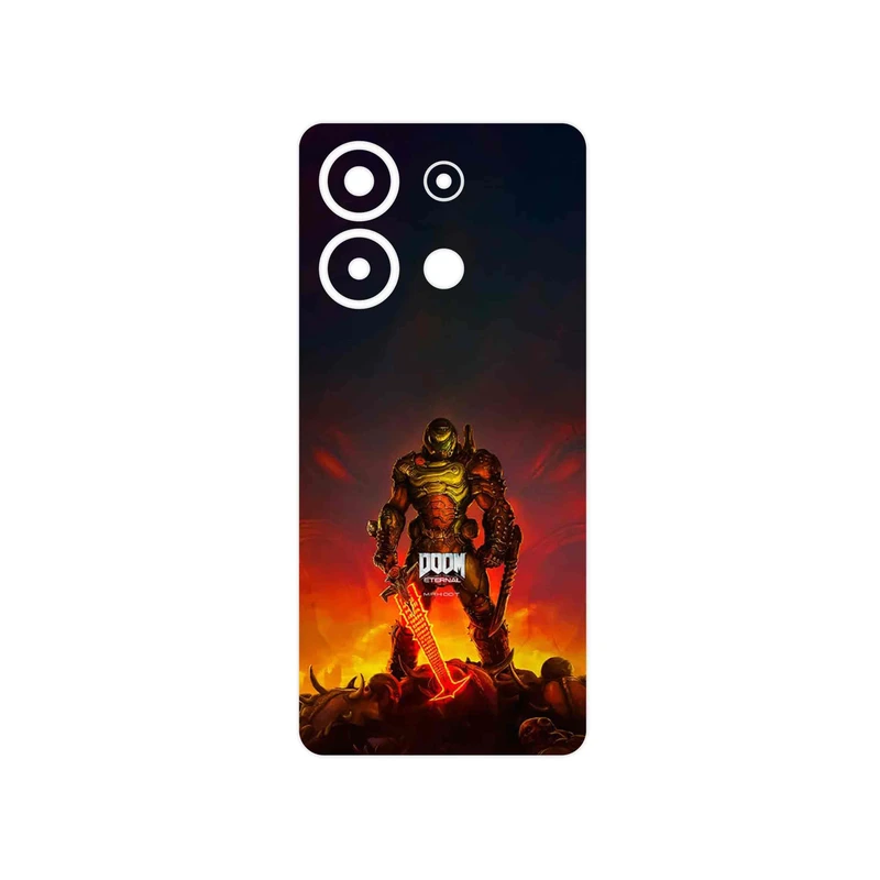 برچسب پوششی ماهوت مدل DOOM Game Series مناسب برای گوشی موبایل شیائومی Redmi Note 13 4G