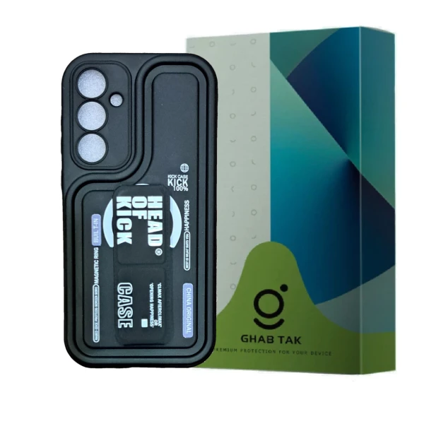 کاور قاب تک مدل سولید استندی مناسب برای گوشی موبایل سامسونگ Galaxy A54