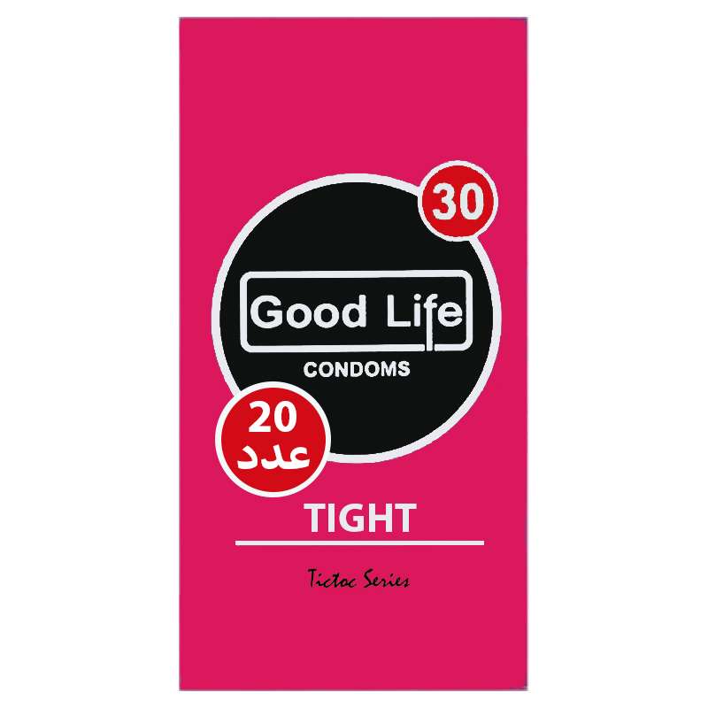 کاندوم گودلایف مدل TIGHTPINK30 بسته 20 عددی