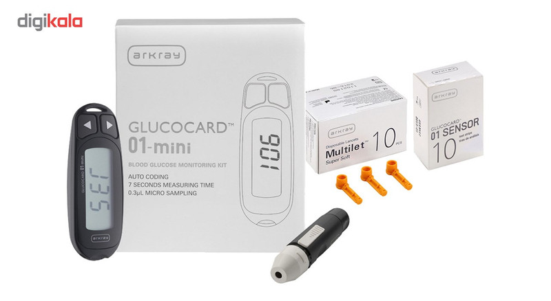 دستگاه تست قند خون آرکری مدل Glucocard 01 Mini