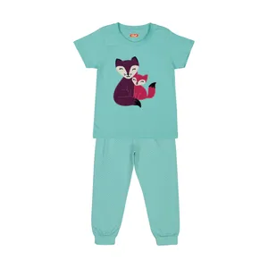 Madar 410-54 T-Shirt And Pants Set For Girls