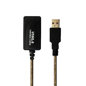 کابل افزایش طول USB2.0 وی نت مدل V-CUE20300 طول 30 متر