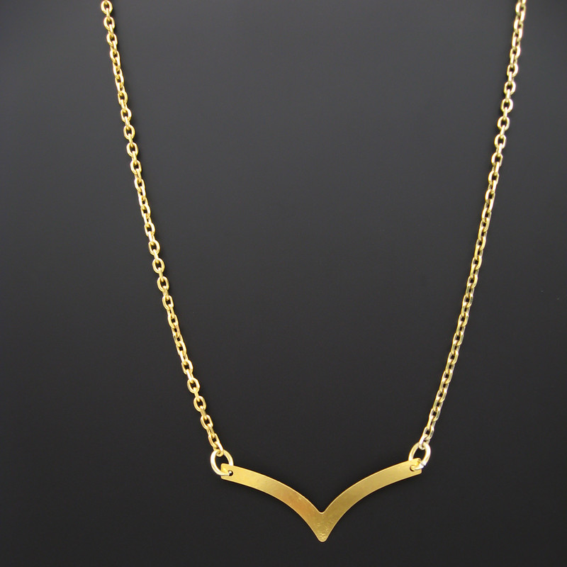 گردنبند طلا 18 عیار زنانه مانچو کد sfgs023