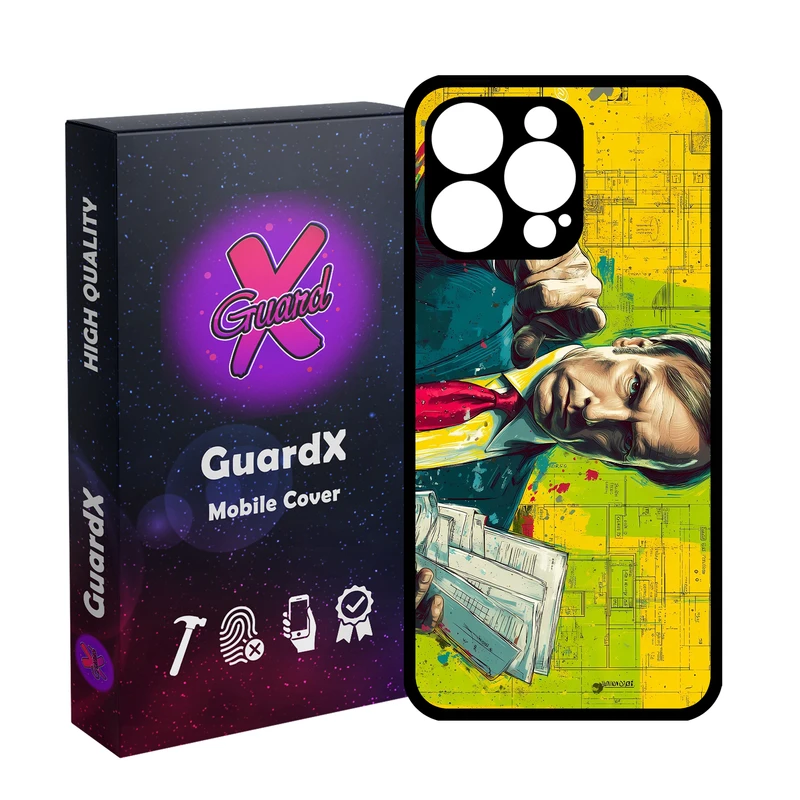 کاور گارد ایکس طرح Saul Goodman مدل 11074 مناسب برای گوشی موبایل اپل iPhone 15 Pro Max