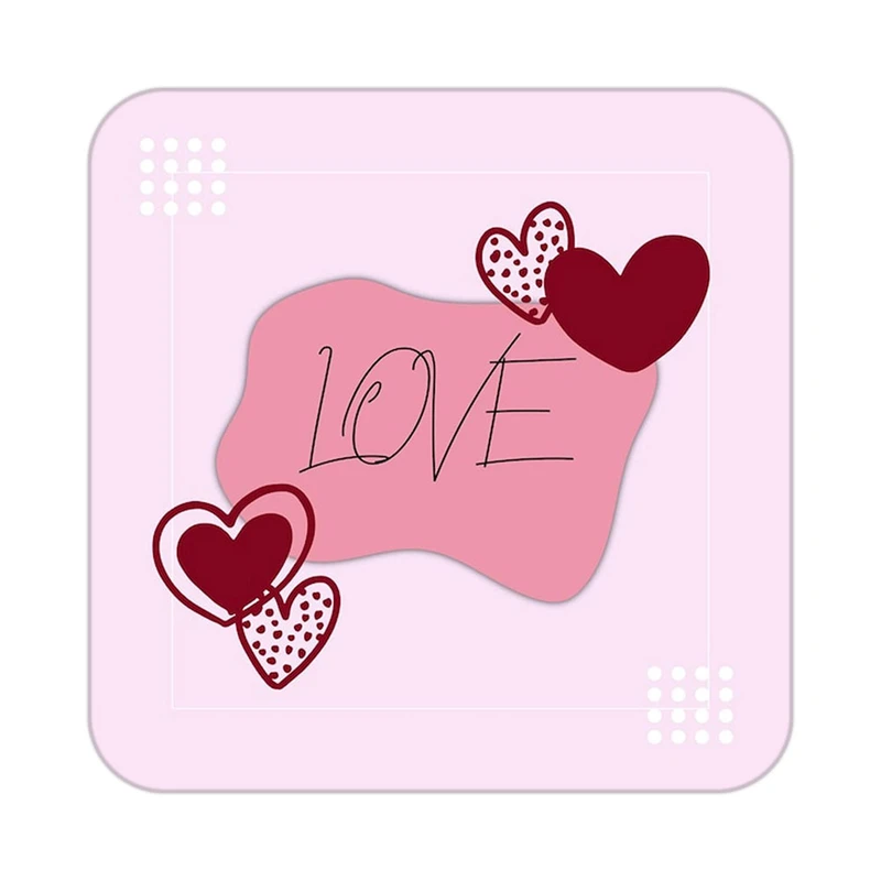 زیر لیوانی کاکتی طرح عاشقانه مدل mp40506