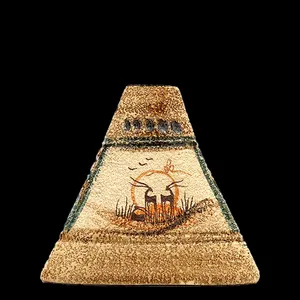 گلدان سرامیکی طرح سیلک مدل مثلث