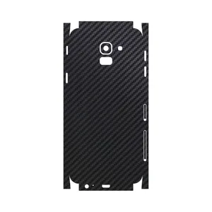 MAHOOT Black-Carbon-Fiber-FullSkin Cover Sticker for Samsung Galaxy J6