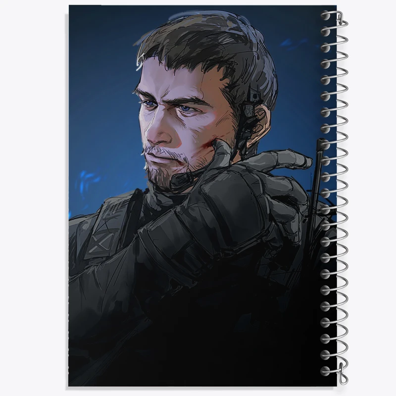 دفتر لیست خرید 50 برگ خندالو طرح بازی رزیدنت اویل (Resident Evil) کد 31675