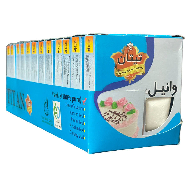 وانیل تیتان - 10 گرم بسته 12 عددی