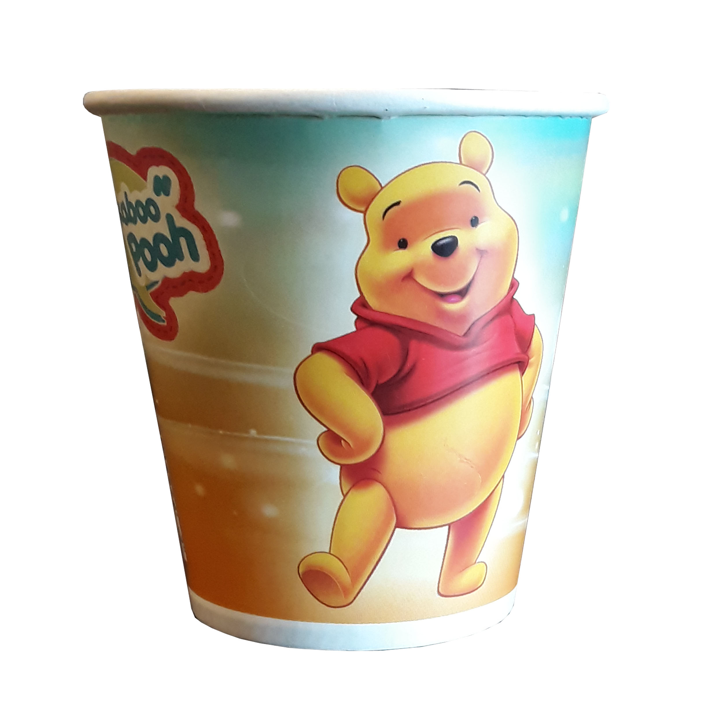 لیوان یکبار مصرف مدل pooh بسته 50 عددی