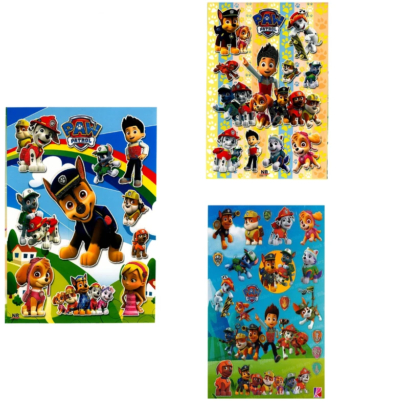 برچسب طرح سگ های نگهبان کد HA 099 مجموعه 3 عددی