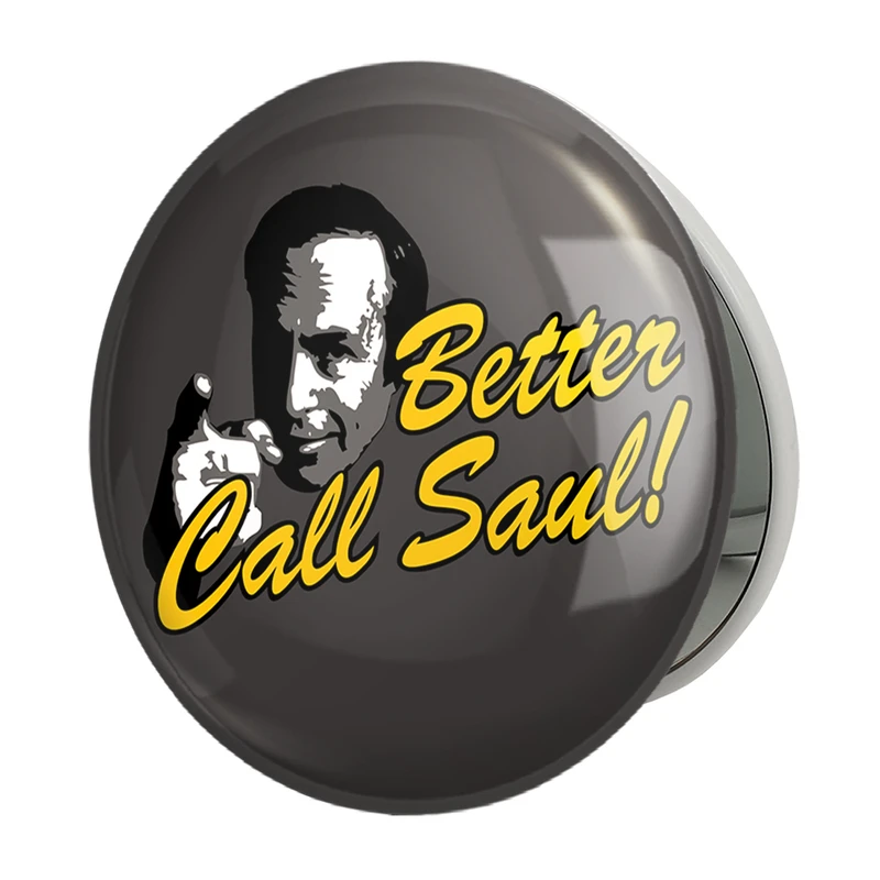 آینه جیبی خندالو طرح سریال بهتره با سال تماس بگیری Better Call Saul مدل تاشو کد 29781