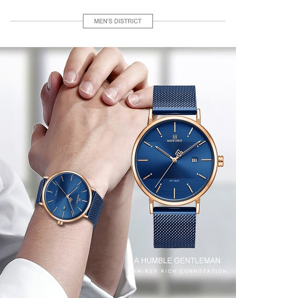 ساعت مچی عقربه‌ای مردانه نیوی فورس مدل 3008BE