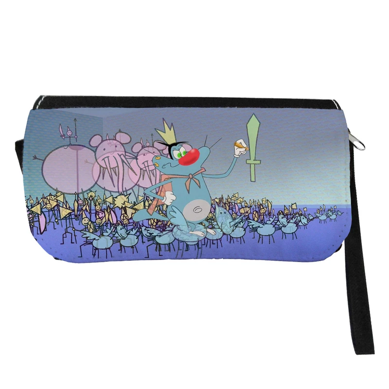 جامدادی مدل دوزیپ طرح انیمیشن اوگی و سوسکها کد NI1308