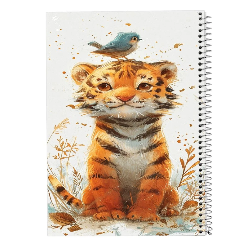 دفتر ژورنال نویسی 50 برگ مدوپد مدل نقطه ای طرح موجودات فانتزی کد DF17077