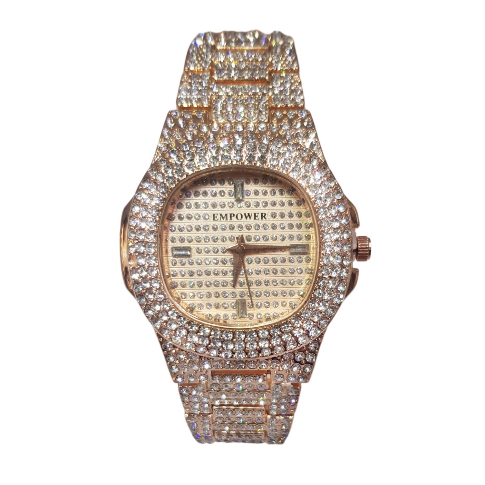 ساعت مچی عقربه ای امپاور مدل فول نگین کد 05 -  - 1