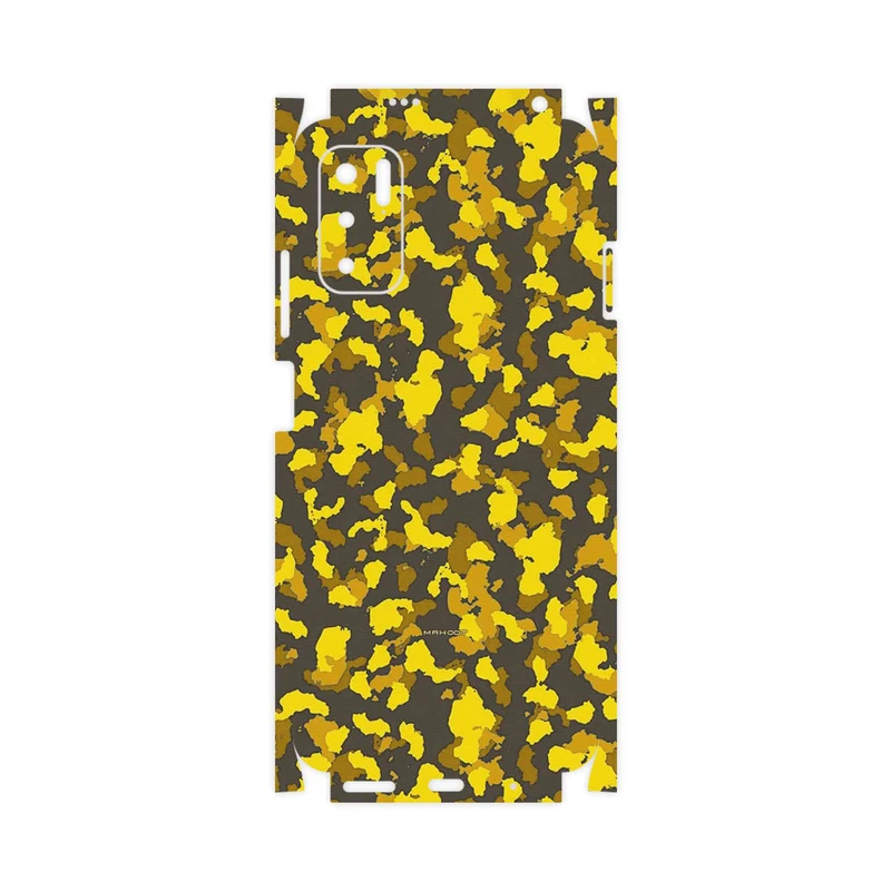 برچسب پوششی ماهوت مدل Yellow Infantry Army-FullSkin مناسب برای گوشی موبایل شیائومی Redmi Note 10 5G