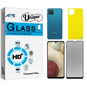 AFS Unique Privacy Screen Protector For samsung a12 With Back Protector