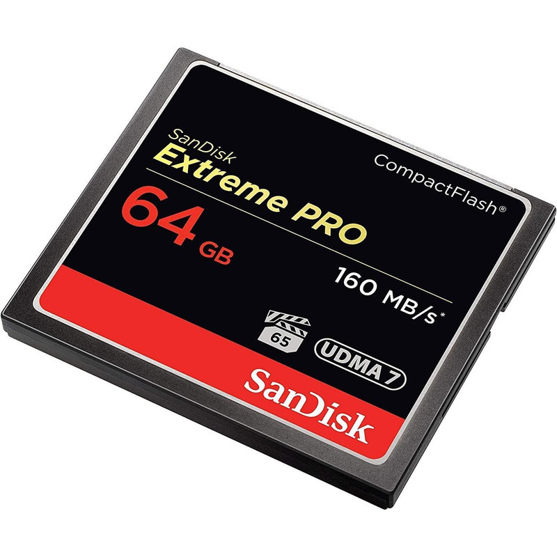 کارت حافظه CompactFlash سن دیسک مدل Extreme Pro سرعت 1067X 160MBps ظرفیت 64 گیگابایت