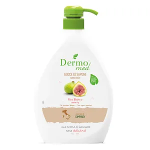 صابون مایع درمومد مدل انجیر سفید و عطر کامپانیا حجم 600 میلی لیتر