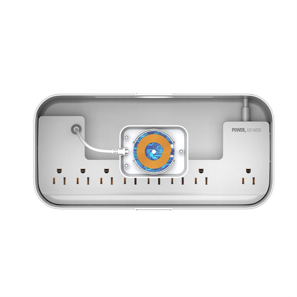 چند راهی برق و شارژر وایرلس الدینیو مدل LDNIO SN5311W
