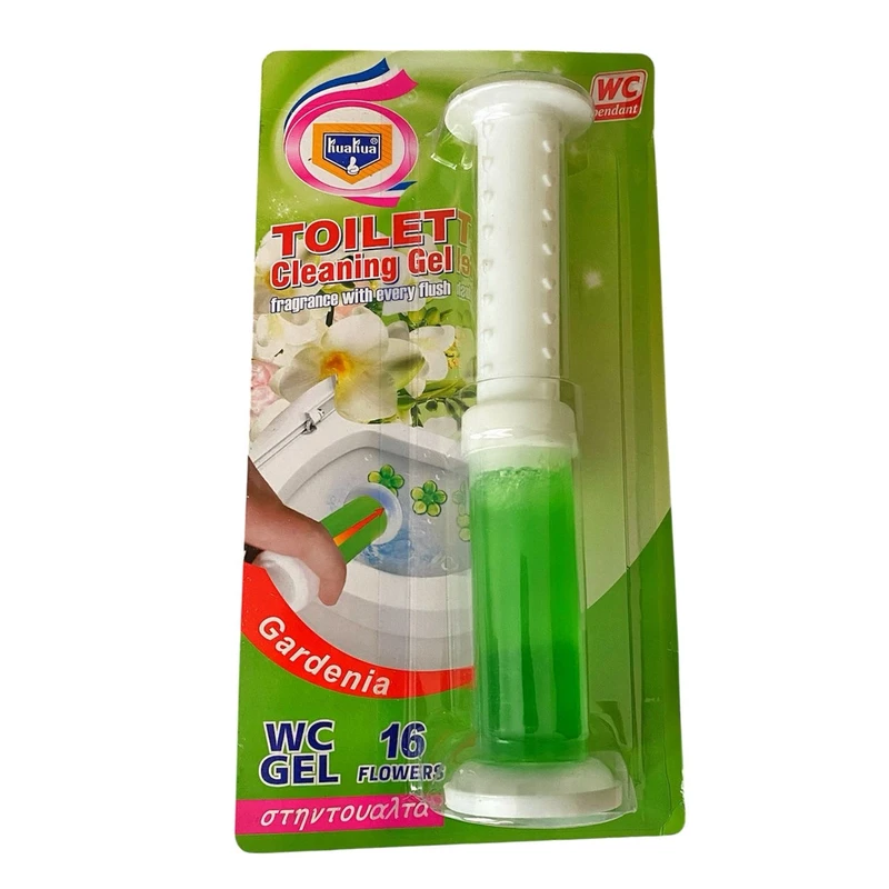 ژل خوشبوکننده توالت فرنگی کواکوا مدل گل رایحه Gardenia وزن 48 گرم