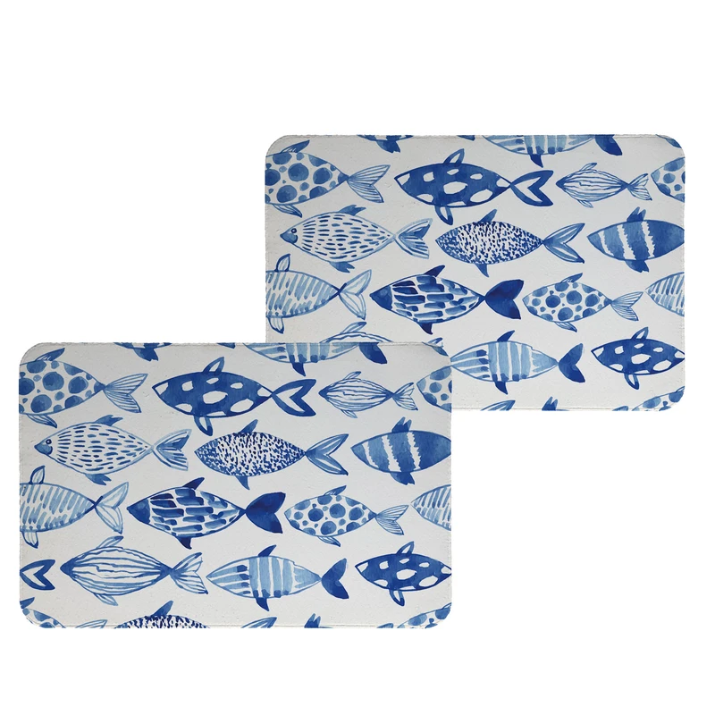 زیربشقابی طرح ماهی کد 9042 بسته 2 عددی 