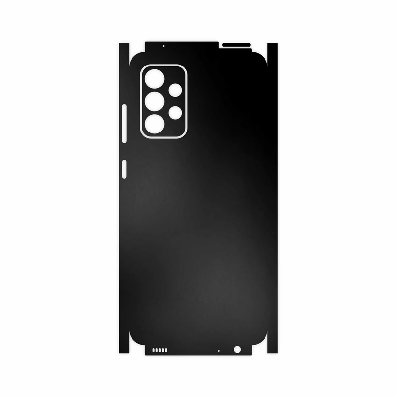 برچسب پوششی ماهوت مدل Matte-Black-FullSkin مناسب برای گوشی موبایل سامسونگ Galaxy A72