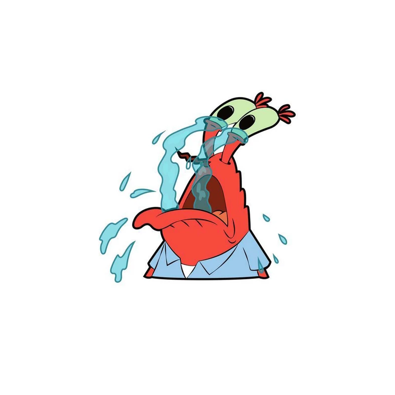 استیکر لپ تاپ و موبایل مدل انیمیشن طرح باب اسفنجی شلوار مکعبی SpongeBob SquarePants کد 1740