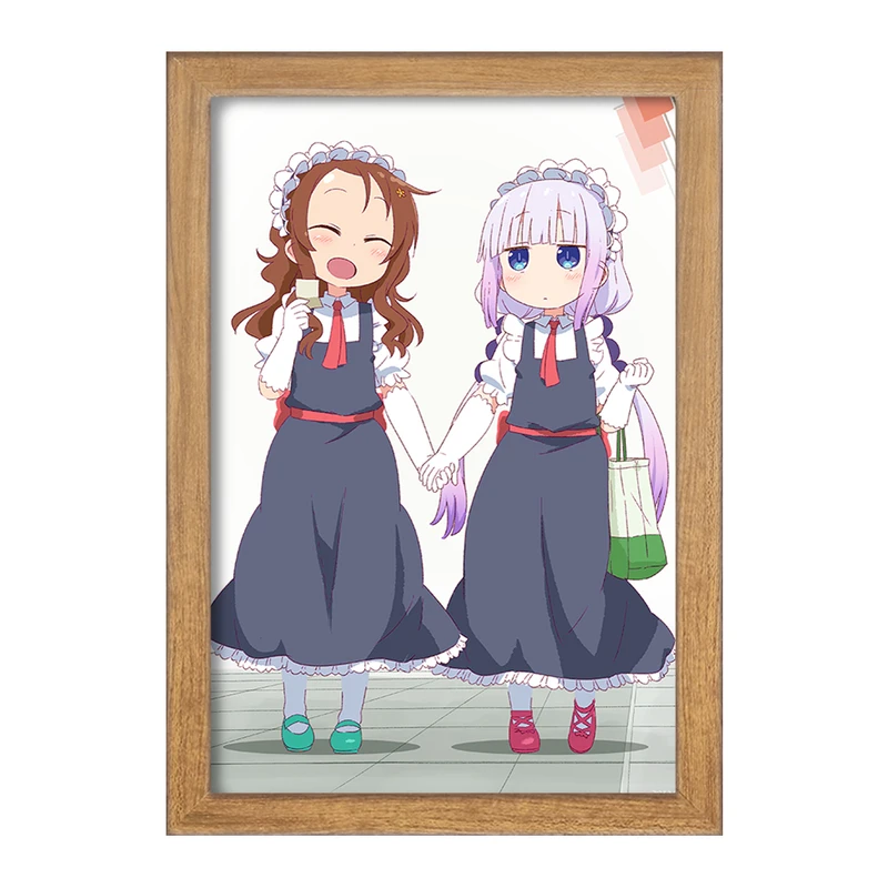 تابلو خندالو مدل سایکاوا و کانا انیمه اژدهای خدمتکار کوبایاشی کد 36309