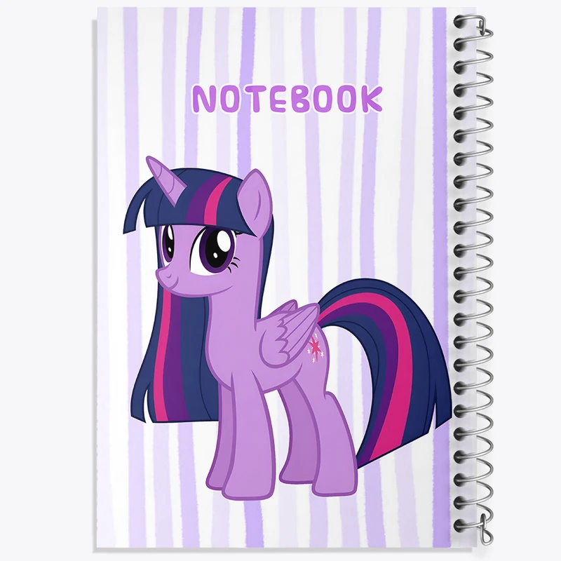 دفتر ژورنال نویسی 50 برگ خندالو مدل نقطه ای طرح توایلایت اسپارکل پونی کد N3274