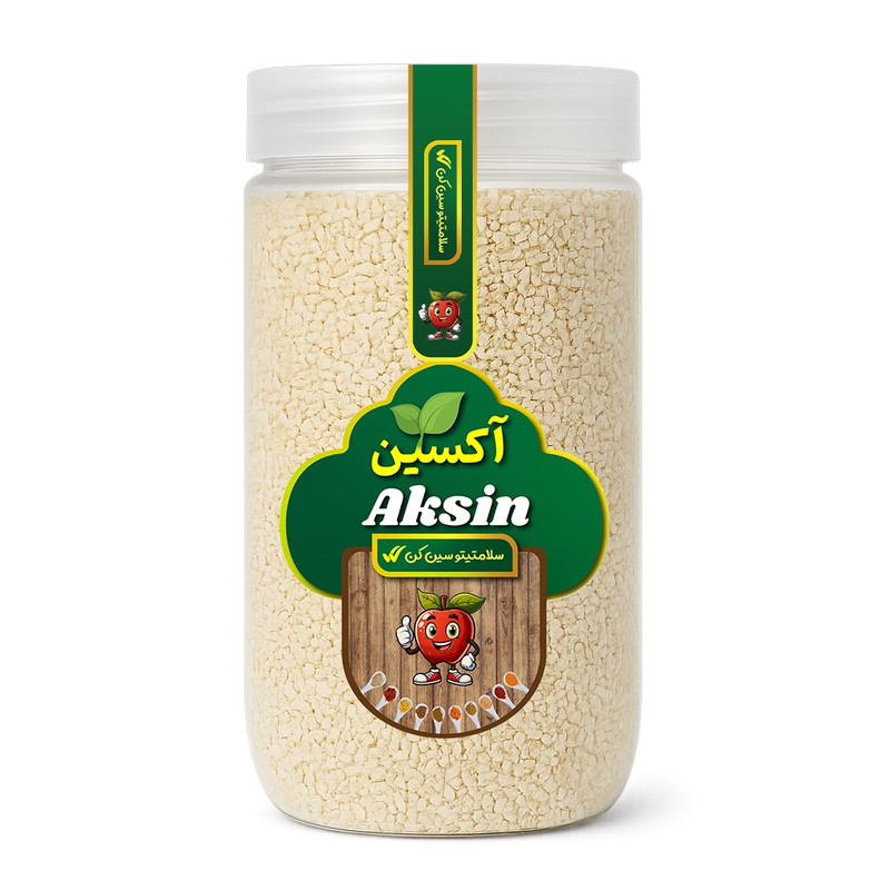 کنجد سفید ممتاز آکسین - 450 گرم
