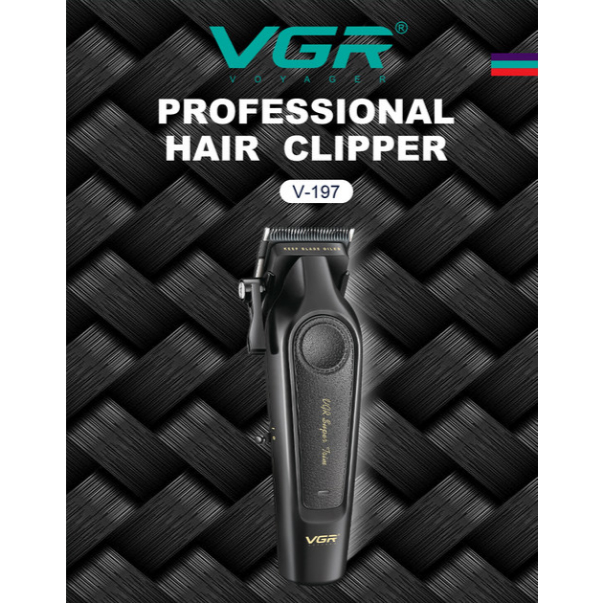 ماشین اصلاح موی سر و صورت شارژی وی جی ار مدل V-197 ماشین اصلاح موی سر و صورت شارژی وی جی ار مدل V-197