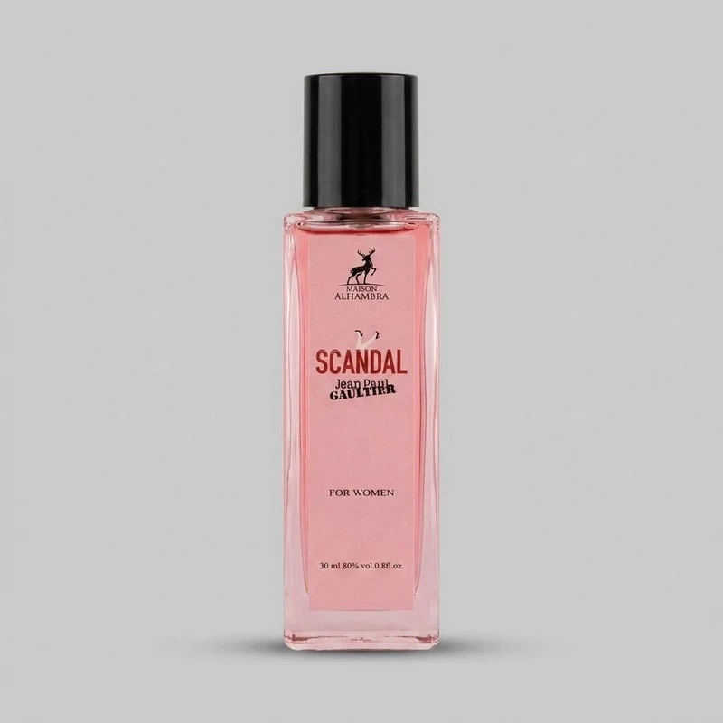 عطر جیبی الحمبرا مدل SCANDAL حجم 30 میلی لیتر