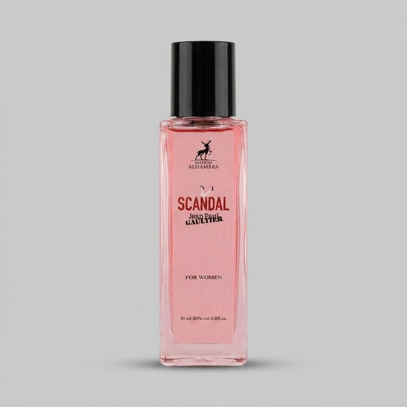 عطر جیبی الحمبرا مدل SCANDAL حجم 30 میلی لیتر