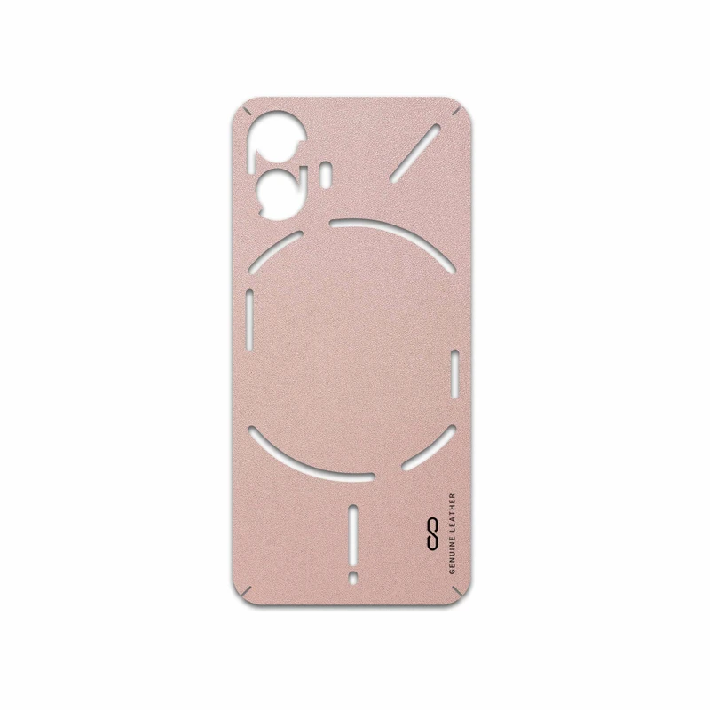 برچسب پوششی ماهوت مدل Rose-Gold-Leather مناسب برای گوشی موبایل ناتینگ Phone 2