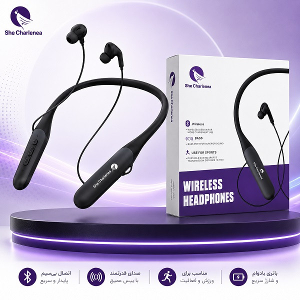 هندزفری گردنی  بلوتوثی شی کاریزما مدل NB-200