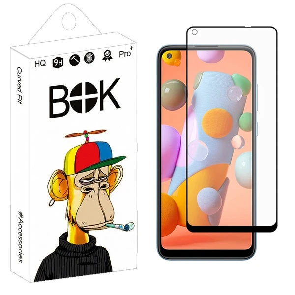 محافظ صفحه نمایش سرامیکی مات بوک مدل Resistant مناسب برای گوشی موبایل سامسونگ Galaxy A11 / M11 / شیائومی Redmi Note 9