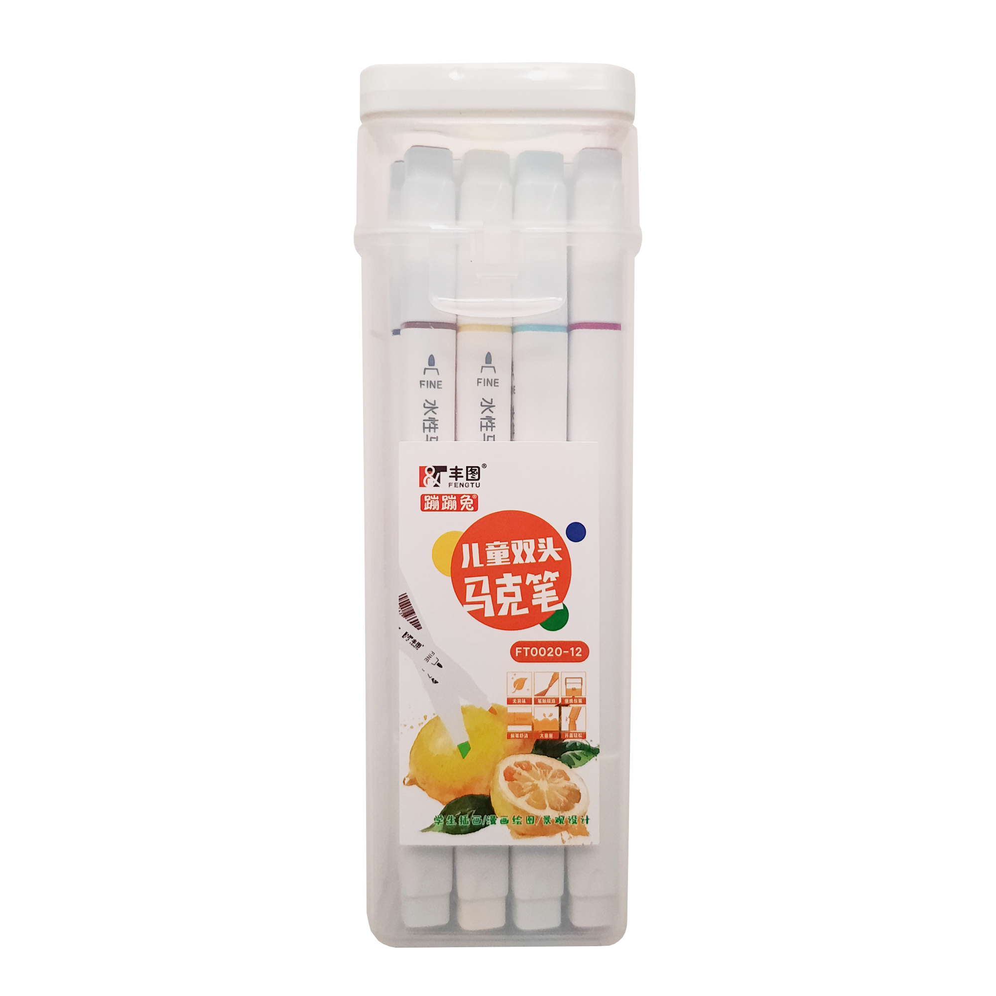 ماژیک 12 رنگ کد 001