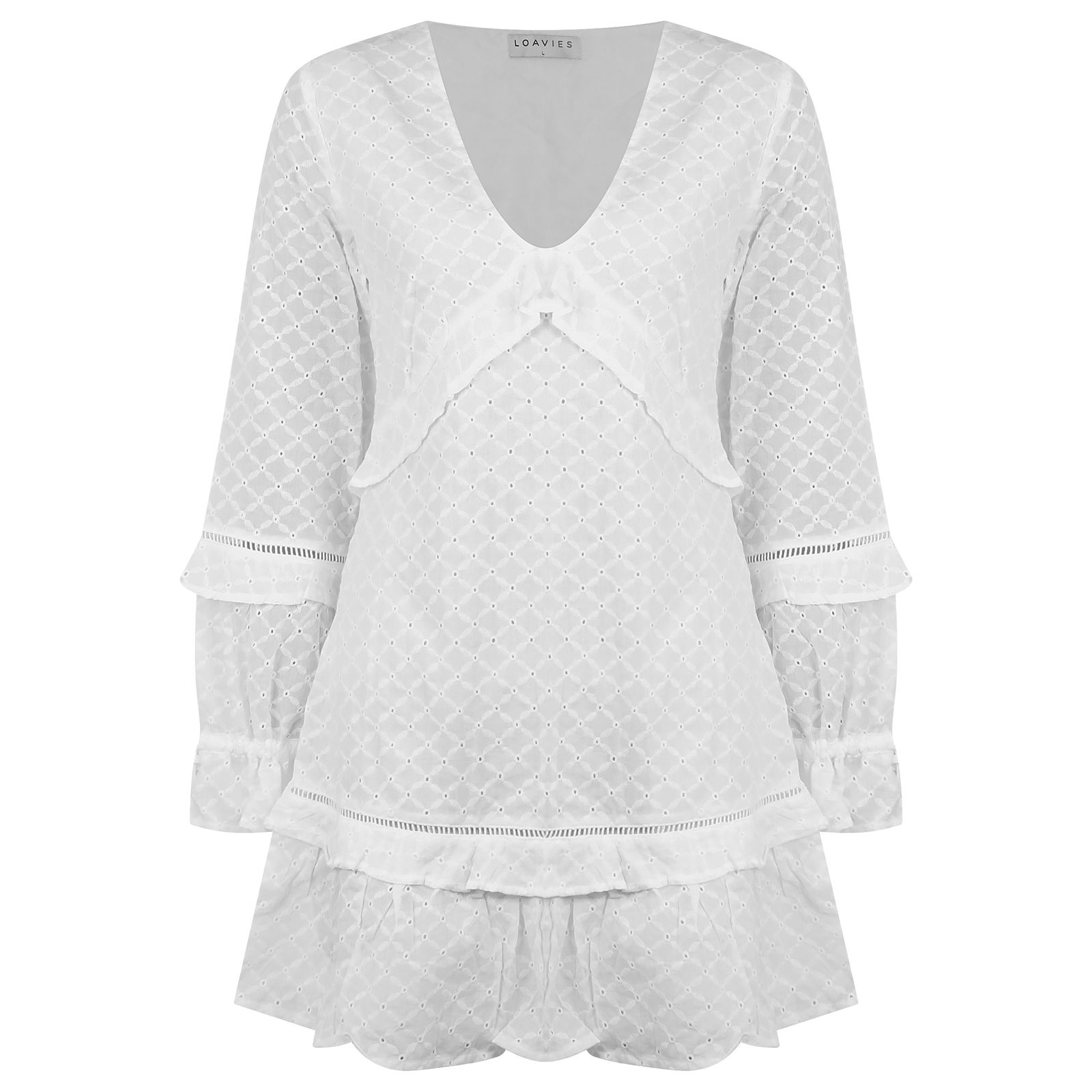 پیراهن زنانه لوییز مدل خامه دوزی RSH-LOAV83186 -  - 2