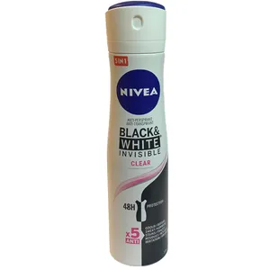 اسپری بدن زنانه نیوآ مدل Black &amp; White X5 ANTI حجم 150 میلی لیتر