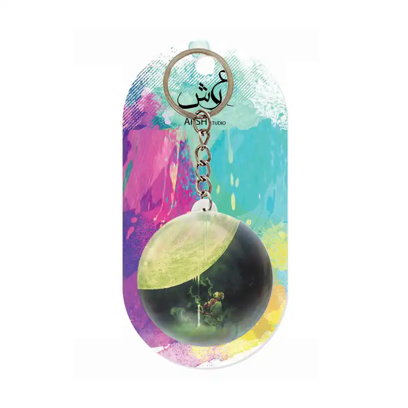 جاکلیدی عرش مدل فانتزی فضا و کهکشان کد Asj6068