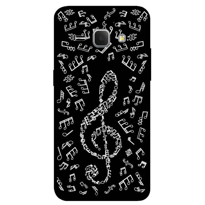 کاور مگافون طرح نوت موسیقی مدل 1370 مناسب برای گوشی موبایل سامسونگ Galaxy J1 2016 / J120   